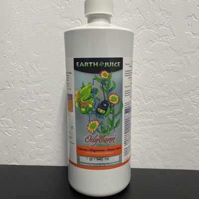 Earth Juice OilyCann Quart 1QT  Organic certified  OMRI Liquid Plant Nutrient
