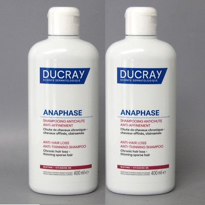2 PACK Ducray Anaphase + Hair Loss Complement Shampoo 400ml / 13.5oz EXP 07/2028