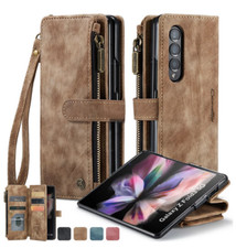 For Google Pixel 7 Pro Men's Leather Magnetic Card Zipper Wallet Flip Phone Case