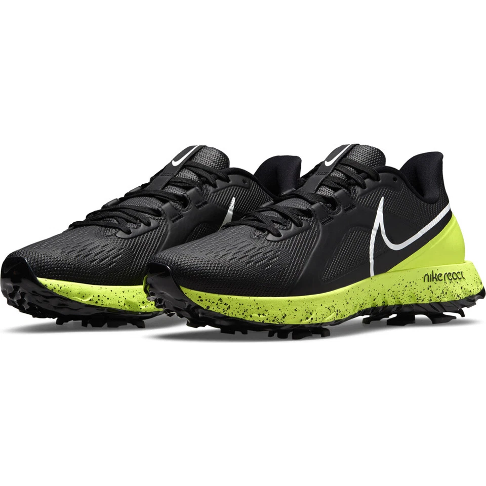 Nike React Infinity Pro Golf Black Cyber Green Volt White CT6620-005 sz 8 Men's - Image 2 of 4