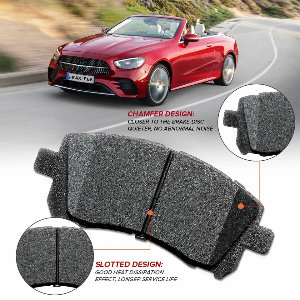 Pastillas de freno delanteras y traseras de cerámica para Buick Rendezvous Pontiac Aztek 2001-2007 Foto 2 de 4