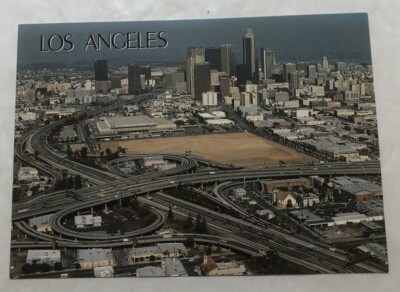 The Freeway Mix-Master Where Harbor 110 & Santa Monica Intersect. L.A., C.A. (K2