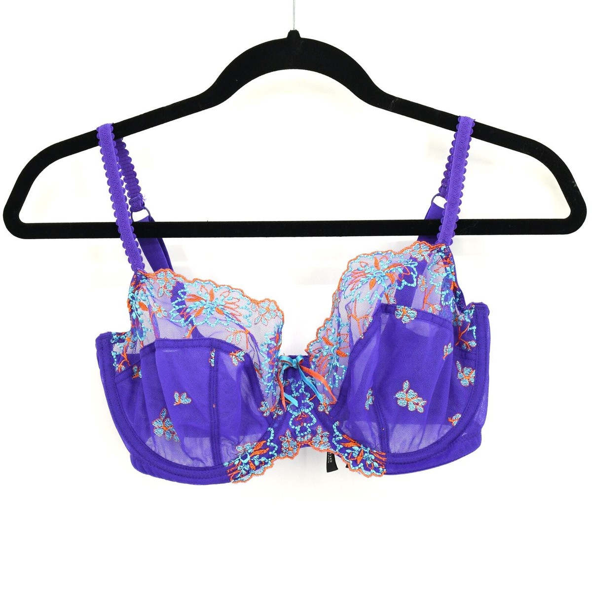 Panache Ariza Balconnet Bra Purple Blue Orange 32F | eBay