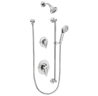 Moen T9342EP15 M-Dura Commercial Posi Temp Transfer All Metal Trim Kit, Chrome