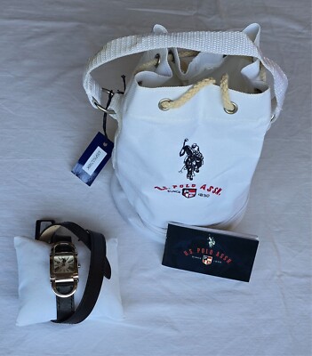 U.S. Polo ASSN Original, Damen Armbanduhr mit Original Beutel- USP5029BK -