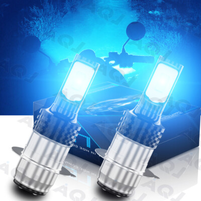 2PCS Ice Blue LED Bulbs for Yamaha Warrior 350 YFM350X 1987-2004 Hi/Low Beam Kit 2PCS Ice Blue LED Bulbs for Yamaha Warrior 350 YFM350X 1987-2004 Hi/Low Beam Kit