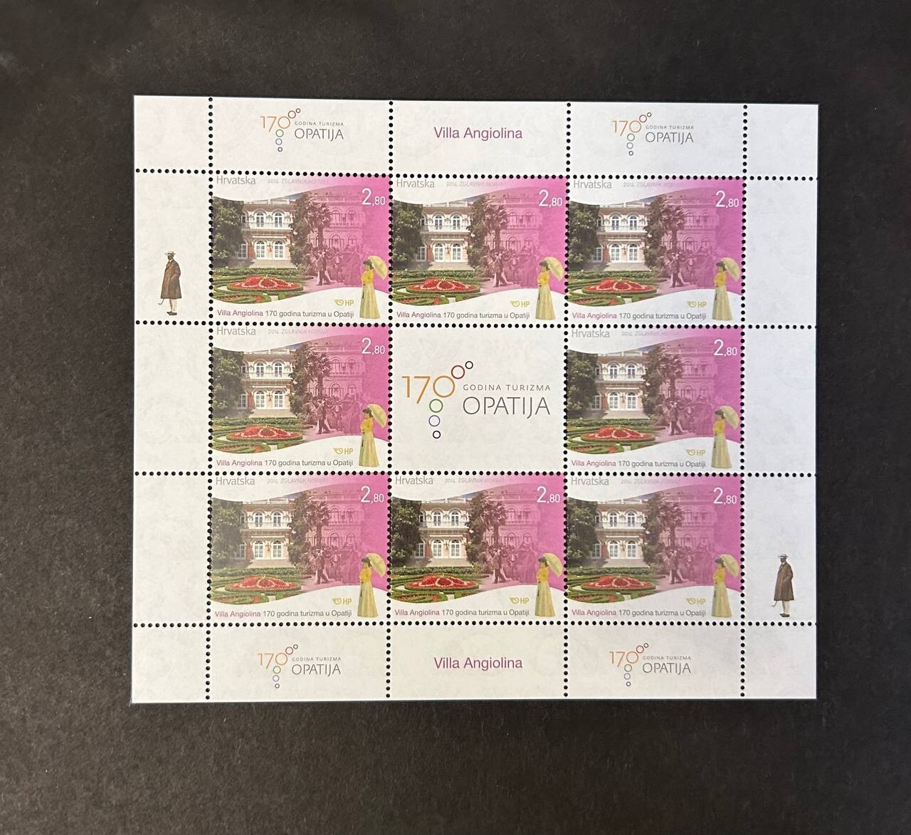 Croatia 2014 mini-sheet of stamps Mi#1136  MNH CV=8,50$