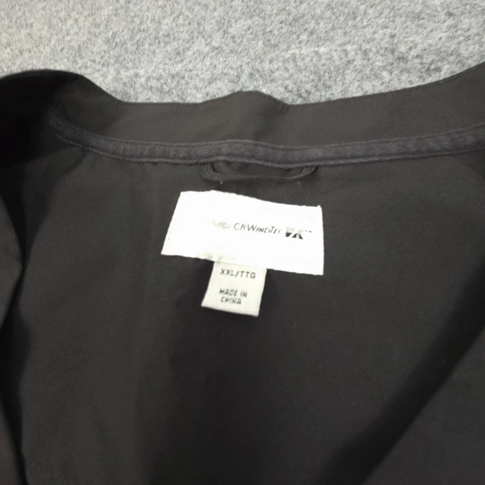 Cutter & Buck vest Mens 2XLARGE Black Golf V Neck Sleeveless windtec Size 2XL - Image 3 of 4