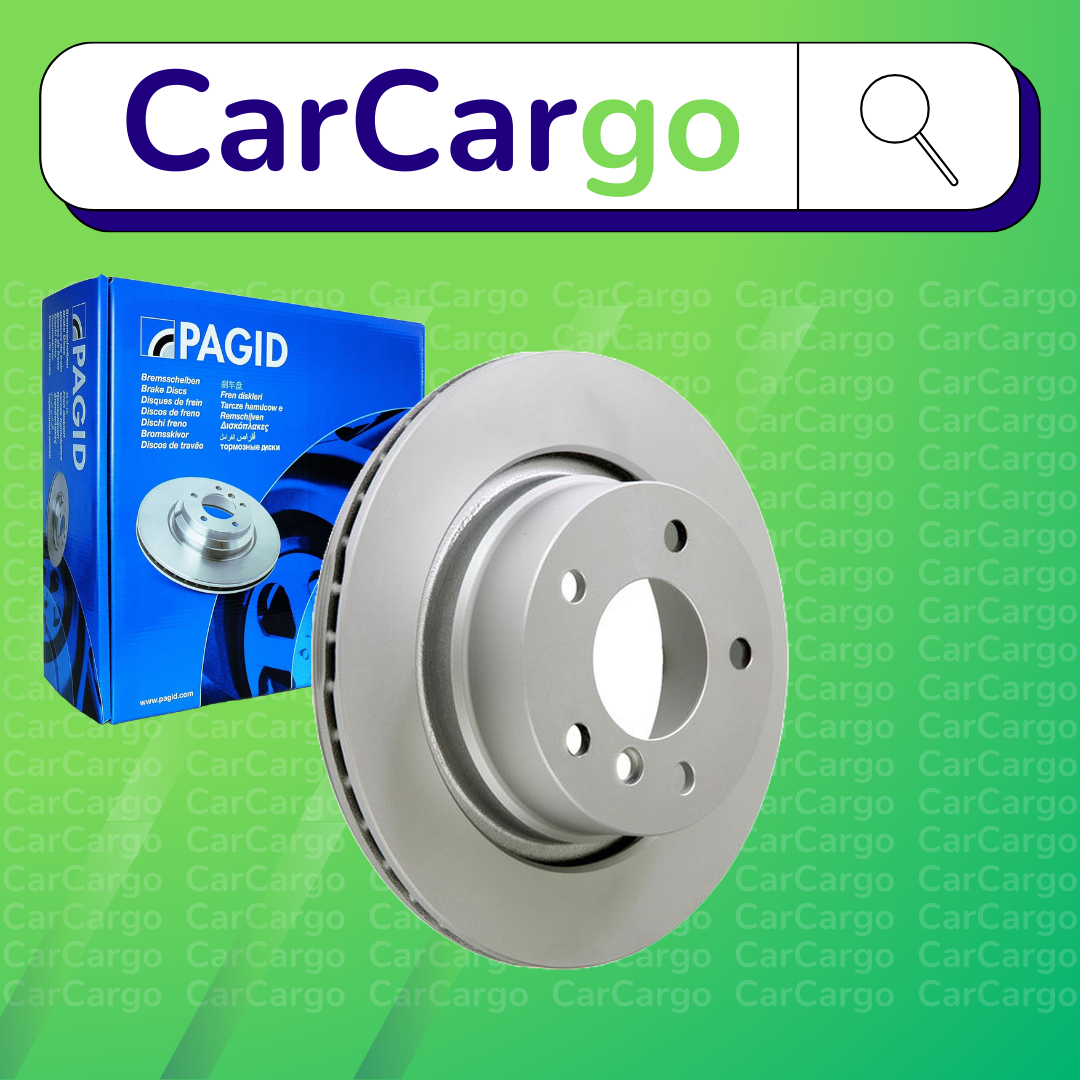 Pagid Vented Rear Brake Discs Pair For BMW Z4 2.5si 2006-2008 294 mm