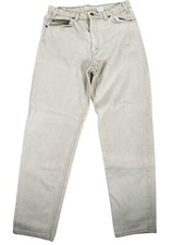 Levis 550 Jeans Mens 34x32 Tan Orange Tab Relaxed Fit Tapered Leg VTG USA Made