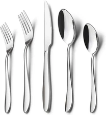 40-Piece Silverware Set for 8, Tableware Cutlery Elegant, Utensils Kitchen