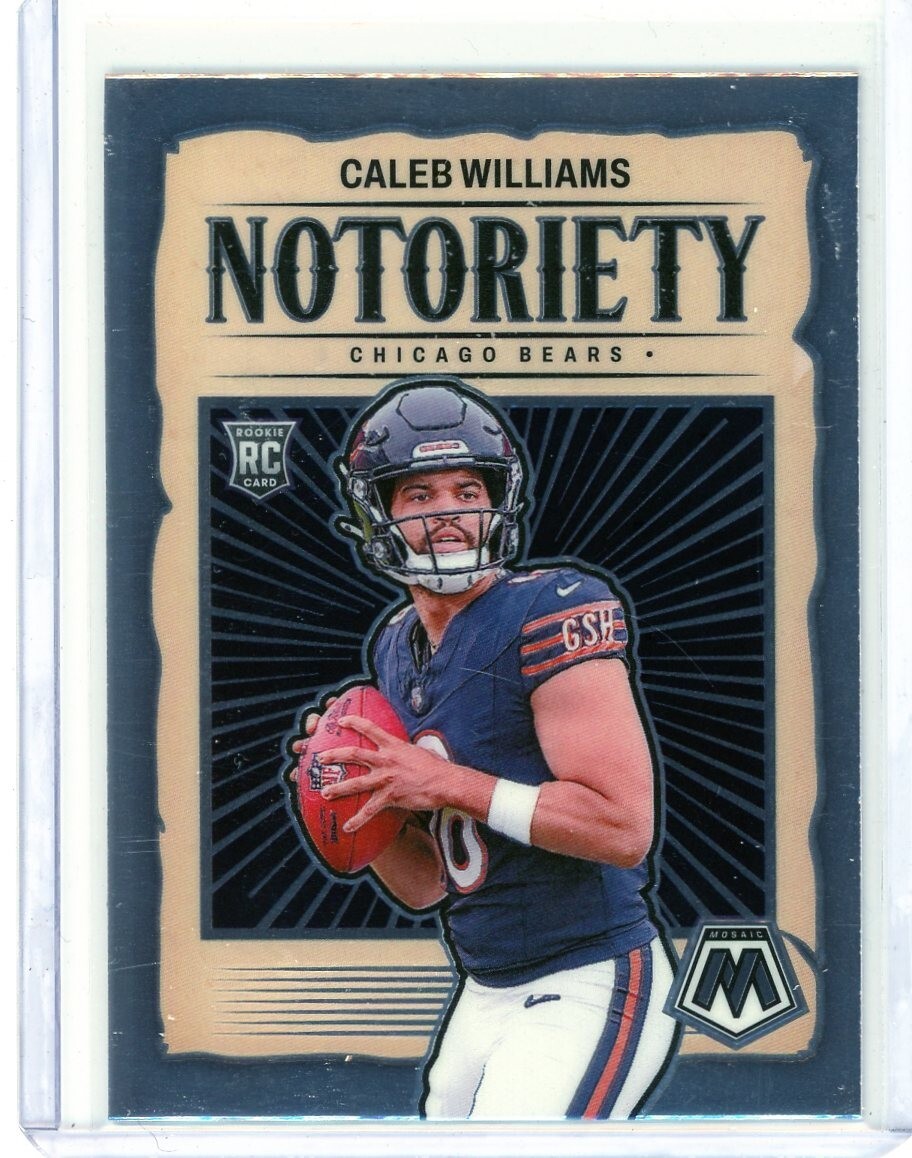 2024 Panini Mosaic Caleb Williams Notoriety Rookie #18 RC Chicago Bears USC