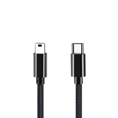 Type-C to Mini USB Quick Charging Cable Cord Wire Data Transfer Line