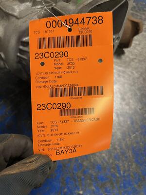 専用JF33.JE355★JE354 ※計3点同梱 2013 INFINITI JX35 TRANSFER CASE 4X4 AWD AUTO CVT