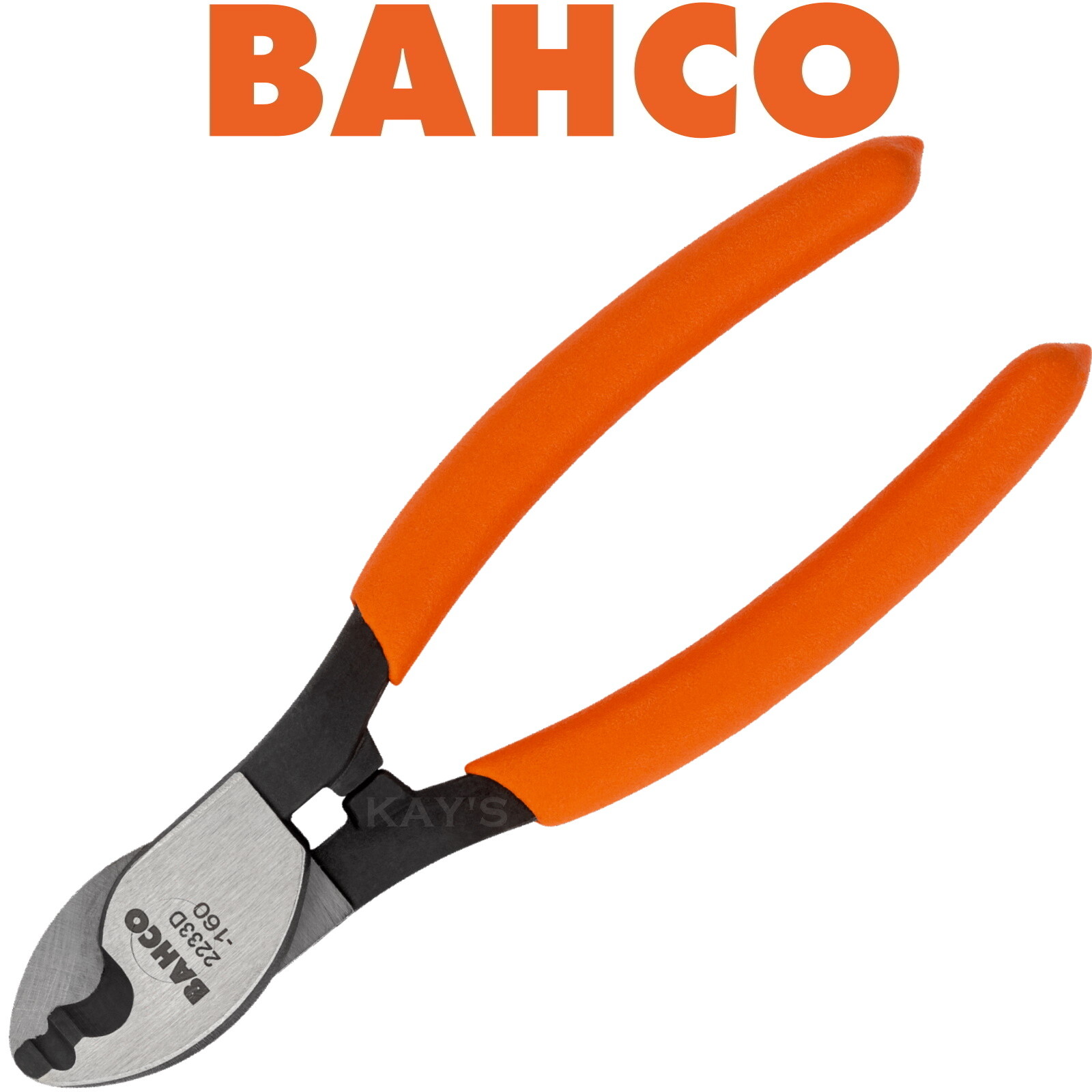 BAHCO Heavy Duty Cable Cutting Stripping Pliers 200mm (8") Wire Cutters