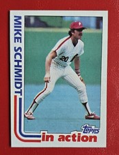 1982 ⚾ Mike Schmidt Topps #101 Philadelphia Phillies 3rd Base MLB 