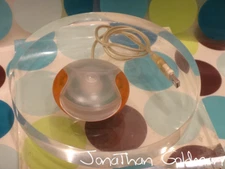 Apple USB Mouse Clear Tangerine Orange iMac Power Mac G3 G4 G5 Hockeypuck M4848