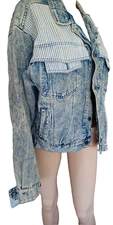 Urban Equipment Denim Jacket Acid Wash Medium cottagecore boho Unisex Vintage M