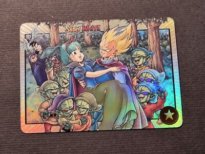 VEGETA - BULMA - SAIBAMEN - YAMCHA - DRAGON BALL - SNOW WHITE EDITION -HOLO CARD