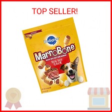 PEDIGREE MARROBONE Dog Treats Real Beef Flavor Crunchy Dog Biscuit, 6 lb. Pack