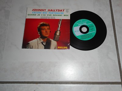 Johnny Hallyday CD 4 Titel ''Entschuldigung ich Partner'' ....