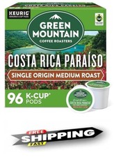 Keurig Green Mountain Single Origin Costa Rica Paraiso Coffee K-cups 96 Count