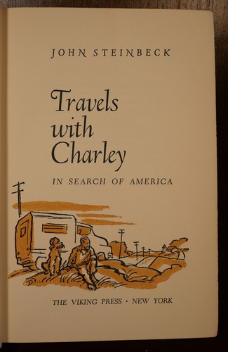 John Steinbeck / Travels With Charley 1st Edition 1962 - Picture 4 of 5