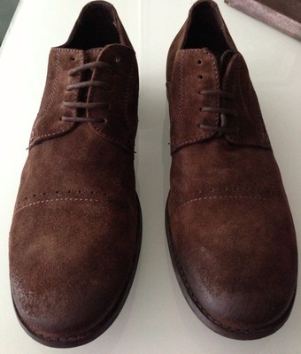 Kenneth Cole Shoes Mens 10 Brown Dressy Sneakers Leather Suede Lace Up Mercer Lace-up Sneaker main image 4