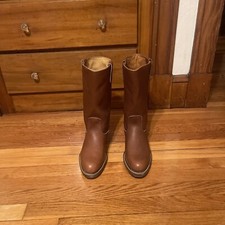 S DOUBLE EAGLE Soft Toe Ranch Farm Work Boots 8.5EE Made in USA