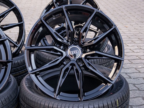 19 Zoll Felgen RW02 für Audi A3 S3 RS3 8V GY TFSIe TT TTS RS 8J 8S 5x112 Schwarz - Bild 3 von 10