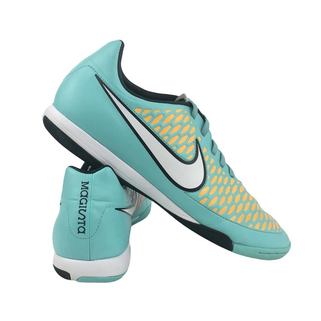 Nike HYpervenom 2016 NikeSkin Indoor Shoes Green Orange Boys 7.5 | eBay