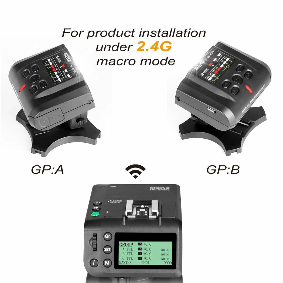 Meike MK-MT24 Macro Twin Flash Dual Flash Speedlite For Sony Nikon Canon DSLR - Image 4 of 4