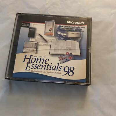 Microsoft Home Essentials 98 PC / Set Of 4 Disks 