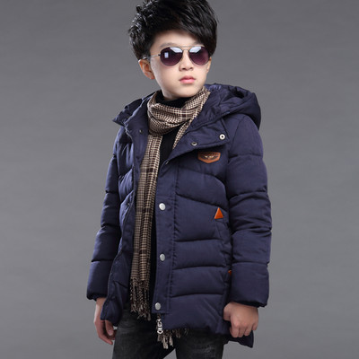 JUNGEN Wintermantel WARME Jacke Pullover Schneeanzug Puffer Kapuze Gr. 3-16 Jahre alt