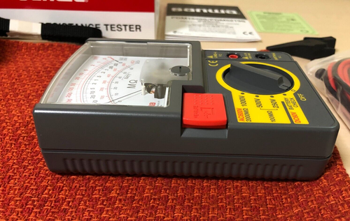 SANWA 3 Range Insulation Resistance Tester 1000V/500V/250V PDM1529S *NEW* - Picture 4 of 23