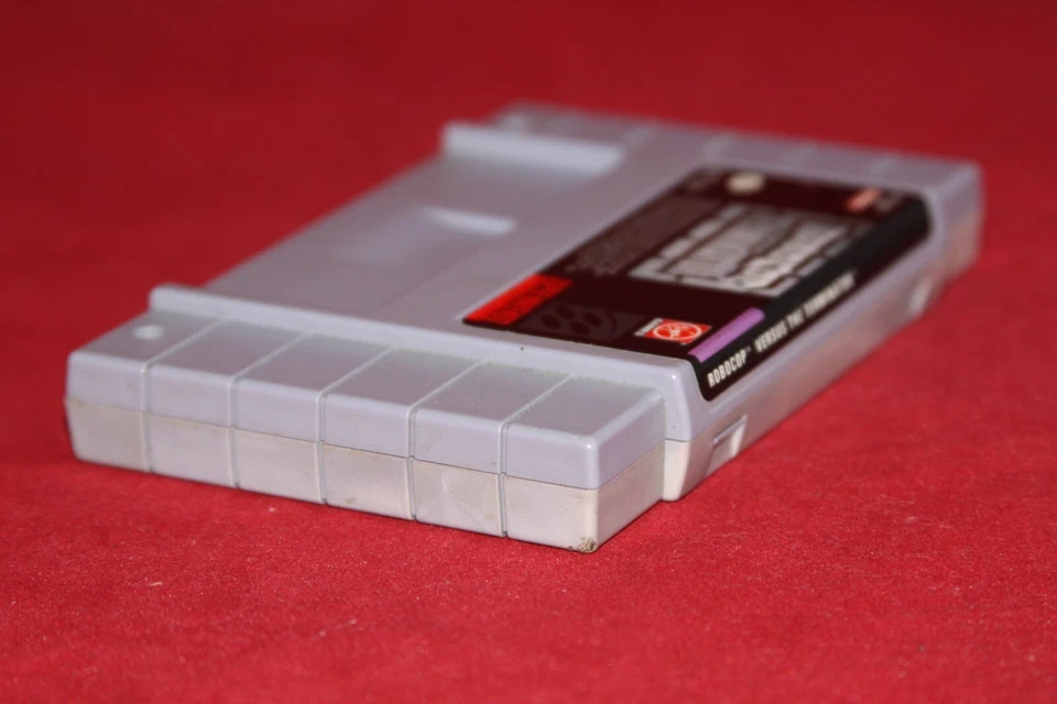 RoboCop vs Terminator (Super Nintendo SNES, 1993) Authentic Game Cartridge. - Image 4 of 4
