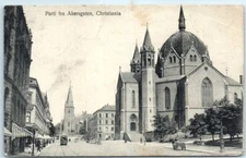 Postcard - Party from Akersgaten, Oslo, Norway