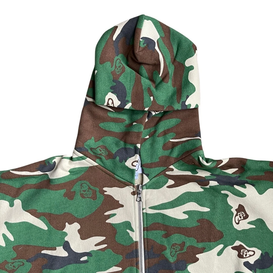 Warren Lotas Reaper Camo Full Zipped Hoodie Jacket Size Large - Sold Out