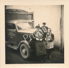 Photo WW II Truck Vintage Owner Inscription K1.83