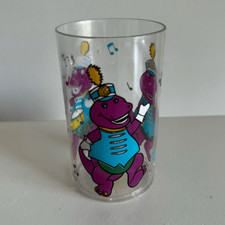 Vintage Barney Kids Plastic Cup 1992 The Lyons Group