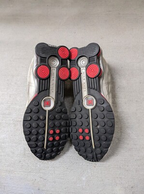Nike Shox R4 2000 OG Comet Red Men 9 Kendrick Lamar Sneakers Shoes