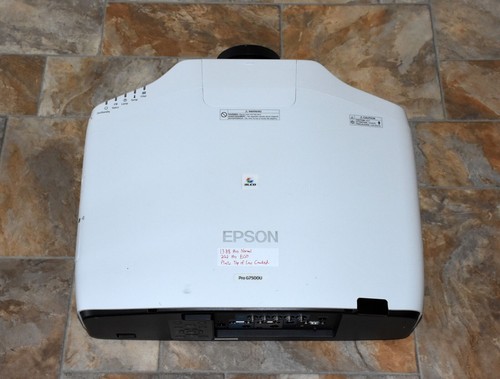 Epson Pro G7500U Projector WUXGA 4K Enhancement 1388 Lamp Hours - Photo 4/15