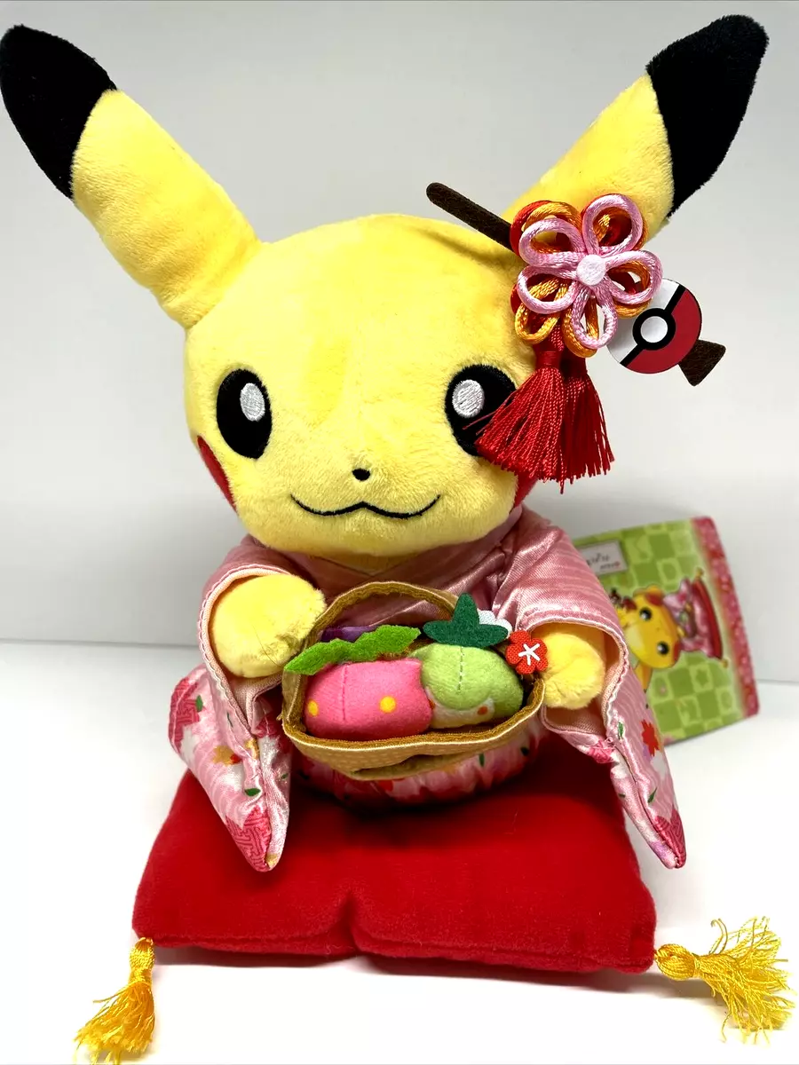 PIKACHU Girl Tea Party Pokemon Center Kyoto Limited Original Plush From  Japan