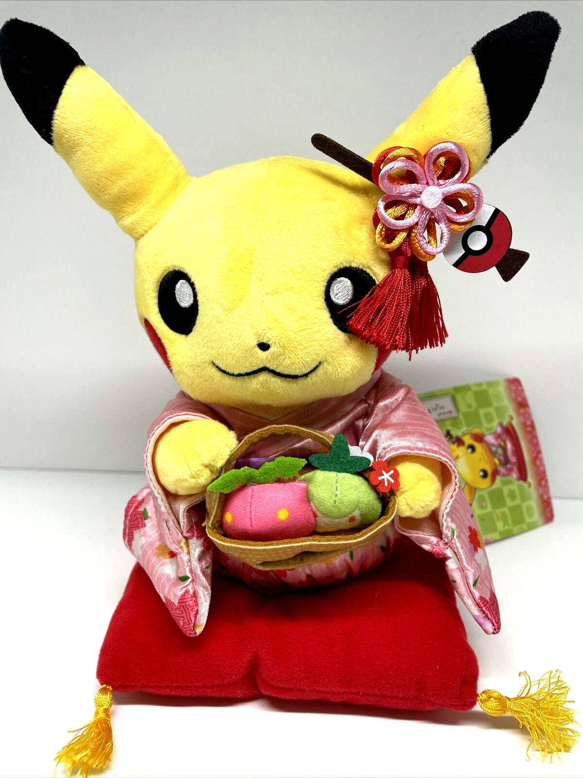 Pokemon Center KYOTO Original Pikachu Plush 2016　Maikohan stand version