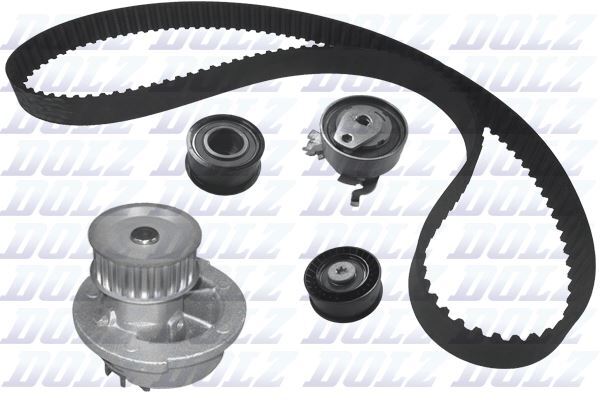 Kit distribution pompe à eau Opel Tigra 1.4 16V et Vectra B 1.6I courroie