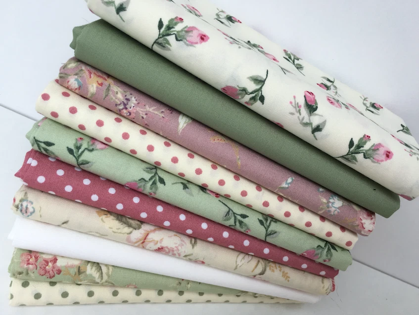 ROSE AND HUBBLE & OTHER Jelly Rolls Fat Quarters 4, 5, 10 inch Patchwork Sq 100% Cotton Fabric JR10