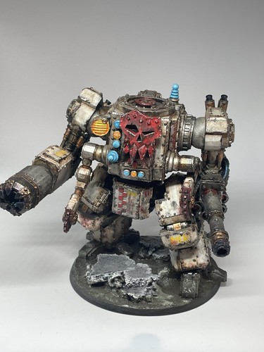 Warhammer 40k  Ork Megadread/MekaDread - Custom Painted Gear Guts Sculpt