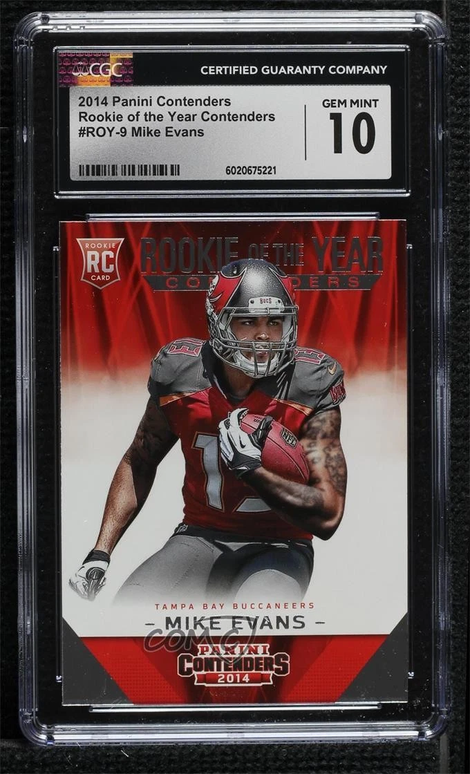 Mike Evans Panini Contenders Rookie of the Year Contenders #9 Base
