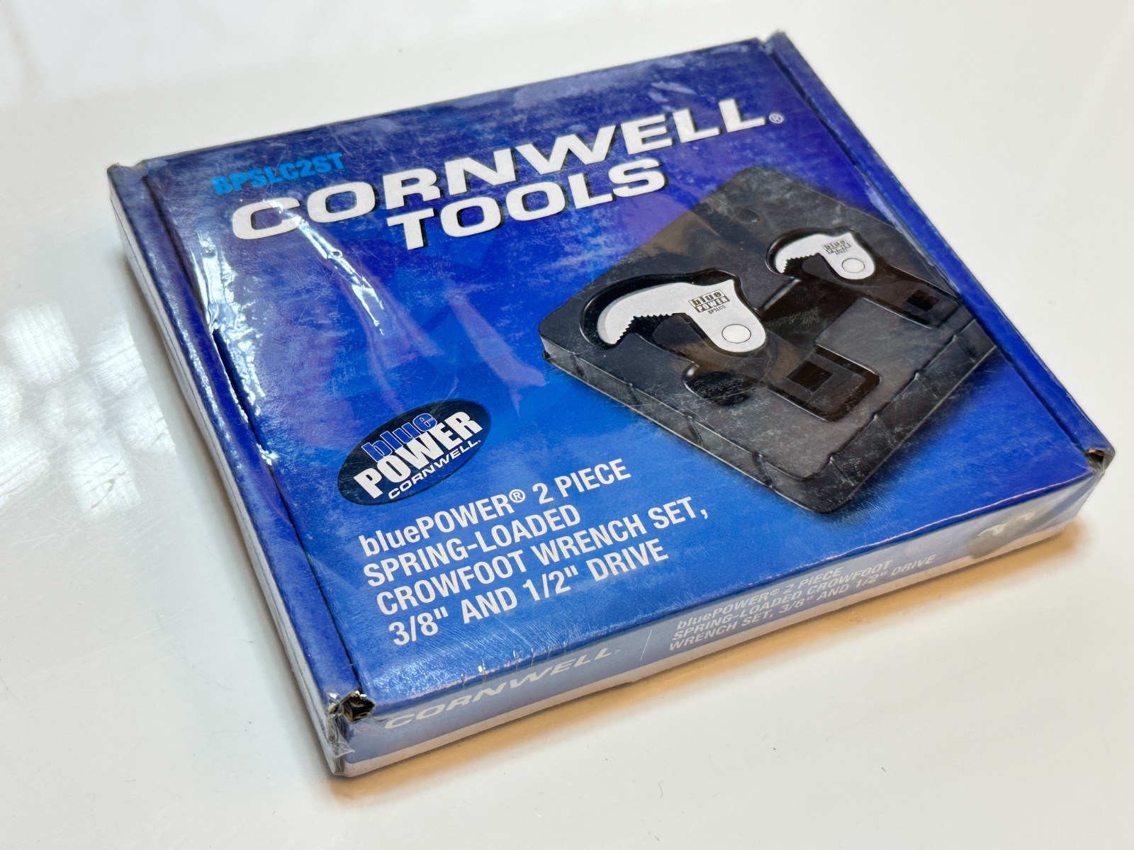 NEW Cornwell Tools BPSLC2ST 2pc Spring Loaded Crowfoot Wrench Set