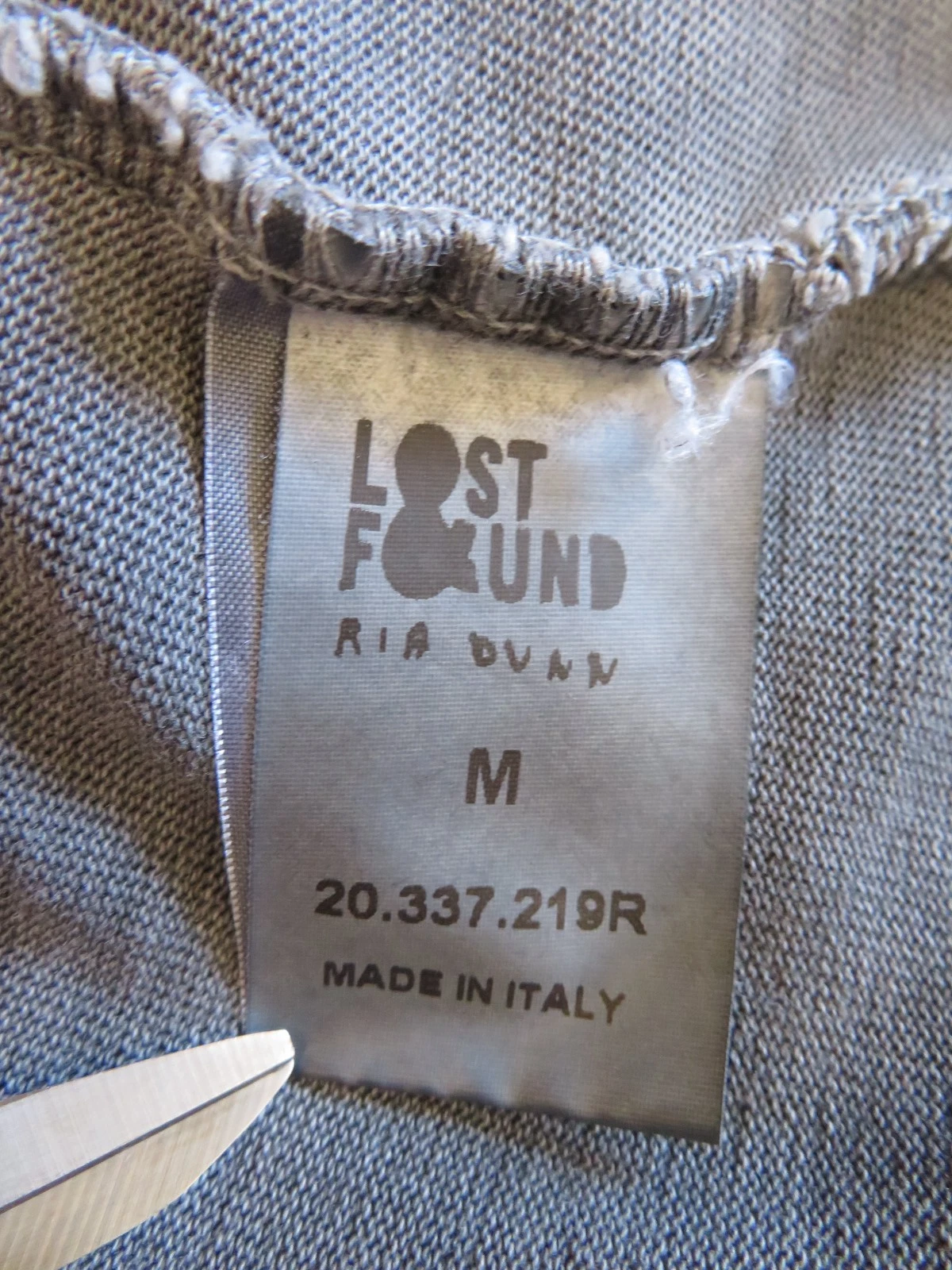 LOST & FOUND RIA DUNN ZIP HOODIE JACKET SWEATER, SZ M (loose fit) - product detail image 8